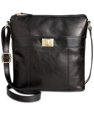 Giani Bernini Glazed Turnlock Vertical Crossbody, Only At Macy's