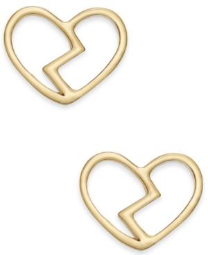 Marc By Marc Jacobs Broken Heart Stud Earrings