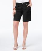 Style & Co Petite Zip-detail Shorts, Created For Macy's