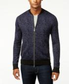 Calvin Klein Men's Slim-fit Camo Full-zip Sweater