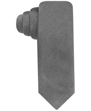 Alfani Red Fall Solid Skinny Tie