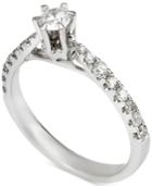 Diamond Engagement Ring (7/8 Ct. T.w.) In 14k White Gold