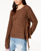 Astr The Label Lexie Side-tie Sweater