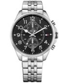 Tommy Hilfiger Men's Chronograph Casual Sport Stainless Bracelet Watch 46mm 1791276