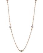 Inc International Concepts Rose Gold-tone Multi-bead Rope Necklace, Only At Macy's