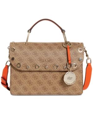 Guess Jacqui Top Handle Flap Small Satchel
