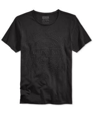 Guess Jet Black Guess Seal Graphic T-shirt