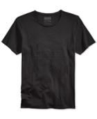 Guess Jet Black Guess Seal Graphic T-shirt