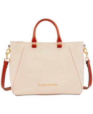 Dooney & Bourke Lizard-embossed Top-zip Medium Satchel