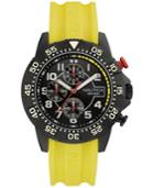 Nautica Men's Chronograph Yellow Silicone Strap Watch 46mm Nad17515g