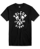 Volcom Men's Drawlm Logo-print T-shirt