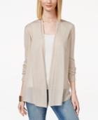 Inc International Concepts Petite Open-back Cardigan, Only At Macy's
