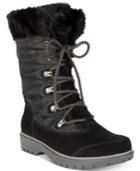 Bare Traps Satin Lace-up Cold-weather Boots Women's Shoes