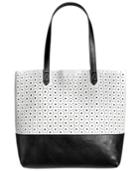 Giani Bernini Perforated Commuter Tote, Only At Macy's
