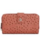 Giani Bernini Embossed Faux Ostrich All In One Wallet, Created For Macy's