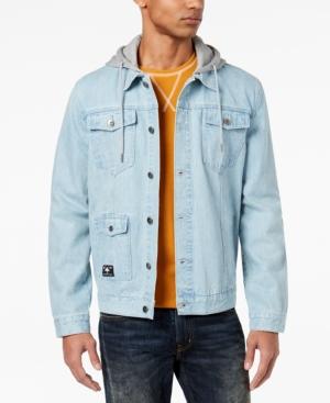 Lrg Men's Hooded Jean Jacket