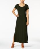 Style & Co Petite Short-sleeve Maxi Dress, Only At Macy's