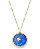 Kate Spade New York Gold-tone Reach For The Stars Glitter Pendant Necklace