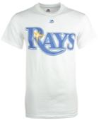 Majestic Men's Short-sleeve Tampa Bay Rays Official Wordmark T-shirt