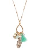Lonna & Lilly Gold-tone Multi-charm Pendant Necklace