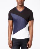 Inc International Concepts Men's Diagonal Colorblocked T-shirt, Created For Macy's