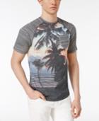 Univibe Men's Avila Graphic-print Raglan-sleeve Cotton T-shirt