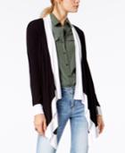 I.n.c. Colorblocked Open-front Cardigan, Created For Macy's