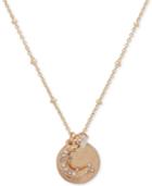 Lonna & Lilly Gold-tone Pave & Stone Zodiac Pendant Necklace, 16 + 3 Extender, Created For Macy's