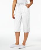 Karen Scott Kiera Cotton Skimmer Shorts, Only At Macy's