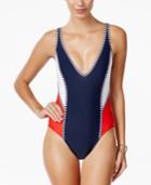 Tommy Hilfiger Colorblocked One-piece Swimsuit Women's Swimsuit