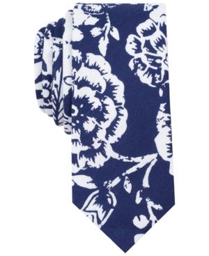 Bar Iii Men's Port Floral Skinny Tie, Only At Macy's