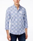 Barbour Men's Laundered Patchwork Long-sleeve Shirt