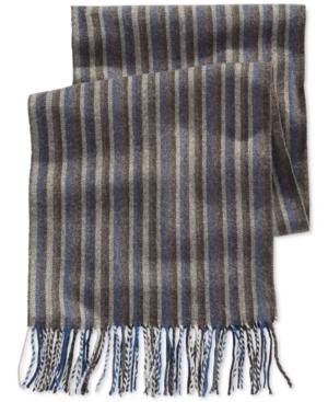 Alfani Red Striped Scarf, Only At Macy's