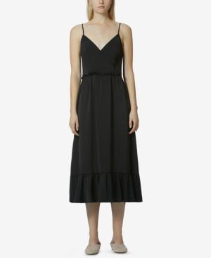 Avec Les Filles Surplice Midi Dress