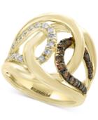 Effy Diamond Interlocking Ring (3/4 Ct. T.w.) In 14k Gold