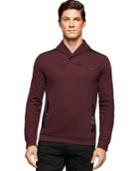 Calvin Klein Shawl-collar Pullover Sweatshirt, A Macy's Exclusive