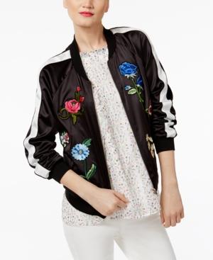 Cr By Cynthia Rowley Embroidered Bomber Jacket, Only At Macy's