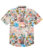 Lrg Men's Bosski Graphic-print Shirt