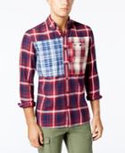 Tommy Hilfiger Men's Custom-fit Mixed Plaid-print Shirt