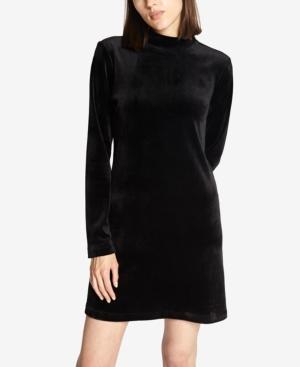 Sanctuary Endless Night Velour Shirt Dress
