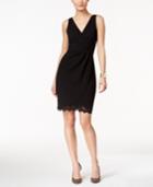 Thalia Sodi Lace Faux-wrap Dress, Only At Macy's