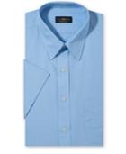 Club Room Solid Short-sleeved Dress Shirt