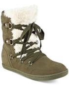 G By Guess Ryla Faux-fur-trim Booties Women's Shoes