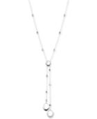 Judith Jack Sterling Silver Marcasite And Crystal Looped Lariat Necklace