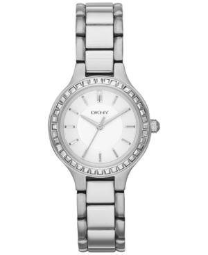 Dkny Women's Chambers Stainless Steel Bracelet Watch 28mm Ny2220