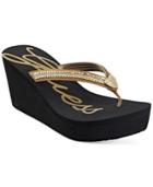 Guess Women's Stefana Wedge Flip-flop Sandals Women's Shoes