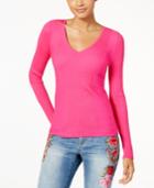 Inc International Concepts Ribbed V-neck Sweater, Created For Macy's