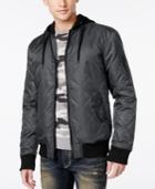 American Rag Men's Quilted Hooded Bomber Jacket, Created For Macy's