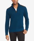 Kenneth Cole Reaction Men's Quarter-zip Sweater