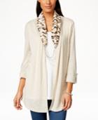 Jm Collection Layered-look Scarf Necklace Top, Only At Macy's
